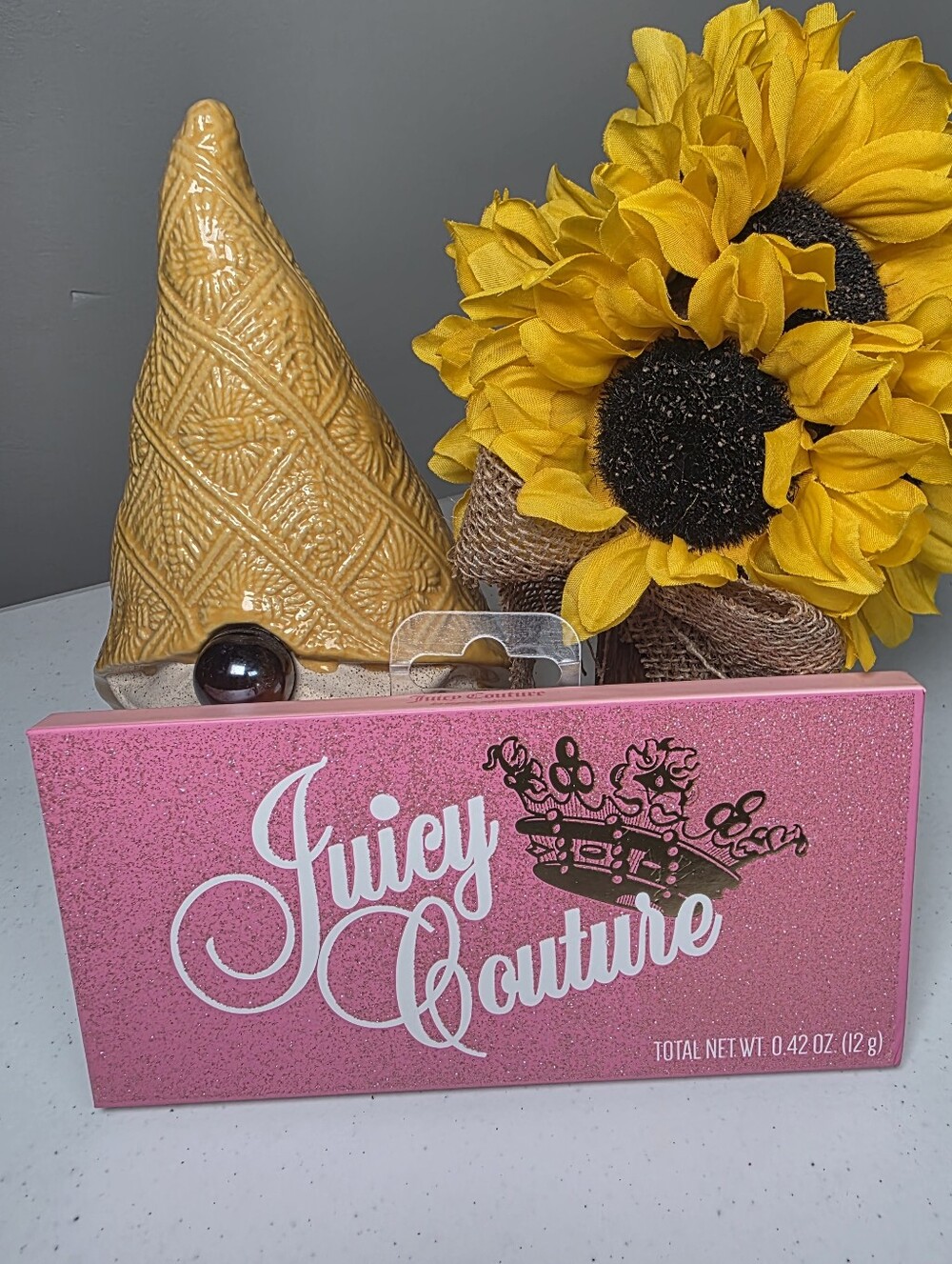 Juicy Couture Eyeshadow Palette with Gold Crown Accent